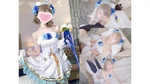 ????(vol1) Cosplay having Sex with an Idol while still in our Wedding Dress Costumes.【aliceholic13】