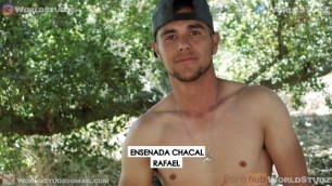 Mexican Chacal Rafael is Shaking Big Dick in the Woods