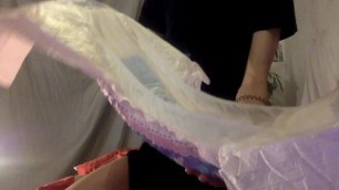 Sissy Diaper Humiliation | Changing into last Week's Wet Diaper!