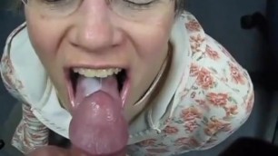 Granny Cum in Mouth Eater Compilation