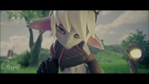 League of Legends Tristana Gurobase Animation (with Sound Loop)