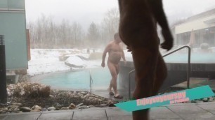 Hot Tub 1 Clip 1 - Spy Big Dick Daddy Leaving Arctic Pool