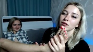 Sexy Lesbian Foot Fetish Camshow