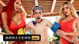 Brazzers - Sexy Lifeguards Nicolette Shea & Savannah Bond Save a Cock