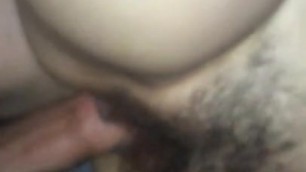 fucking my hairy pawg wife