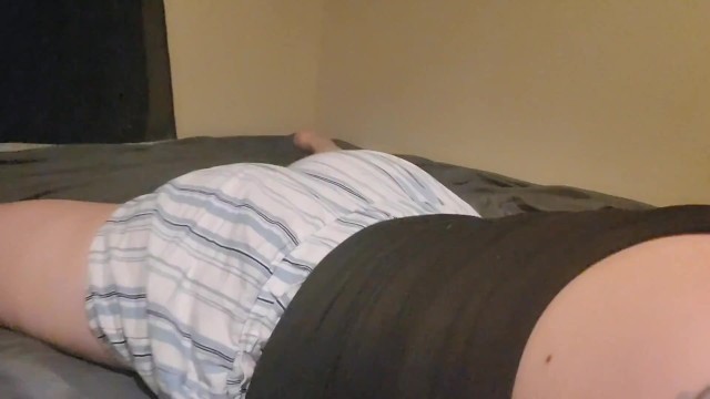 MILF Talking Dirty while Humping Bed