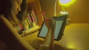 Night Routine : Horny Asian Girl Spend her Time with Aesthetic and Sexy Activities